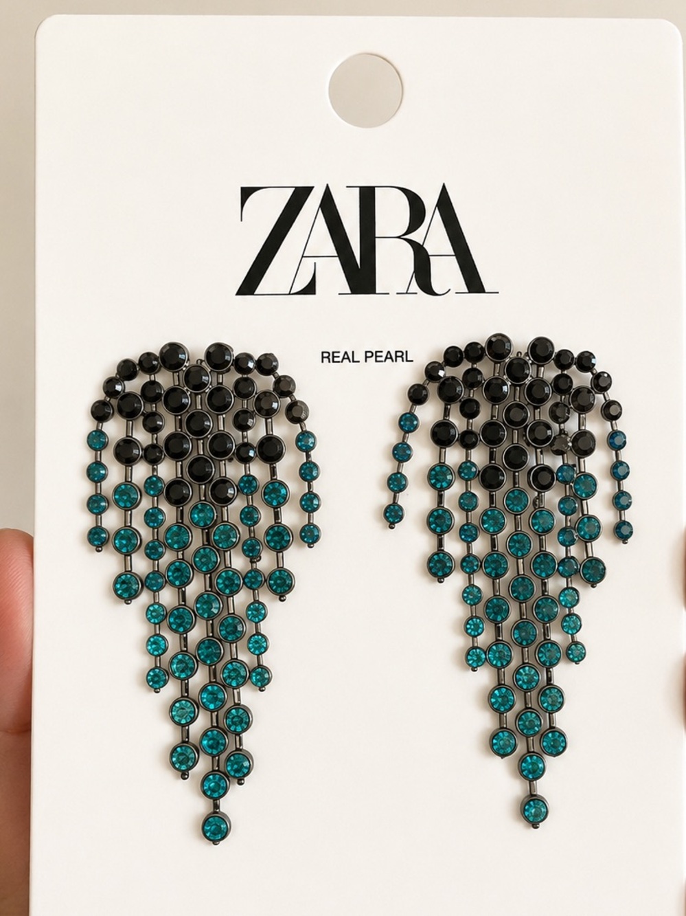 Zara | blue dangle earrings